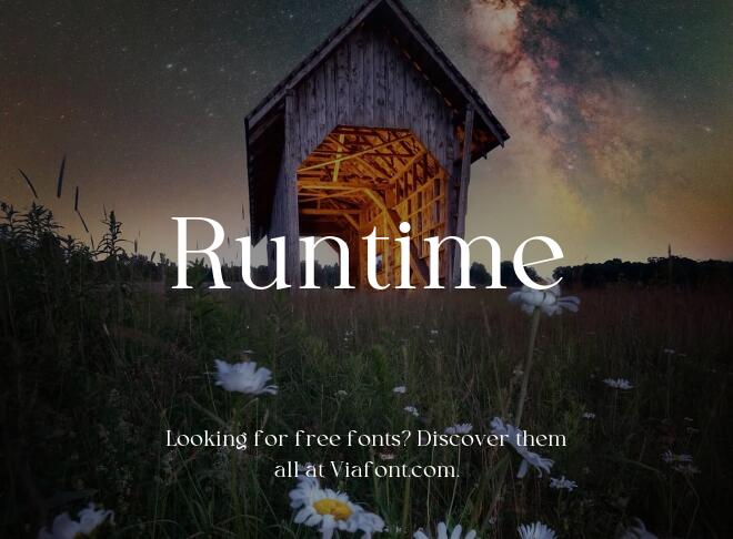 Runtime Font