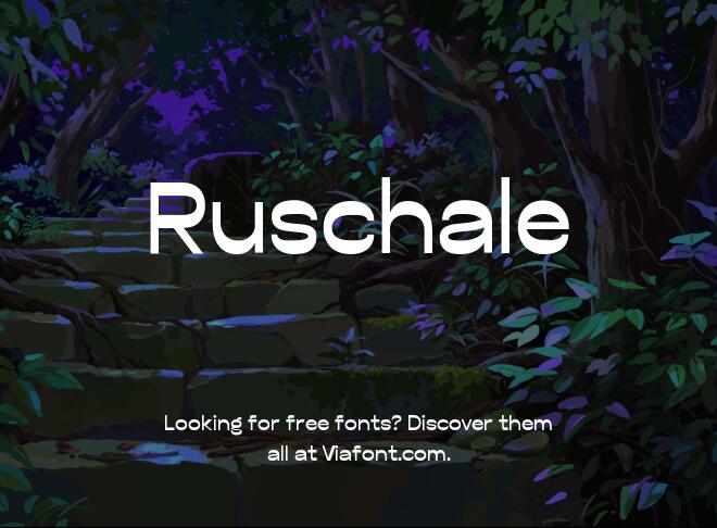 Ruschale Font