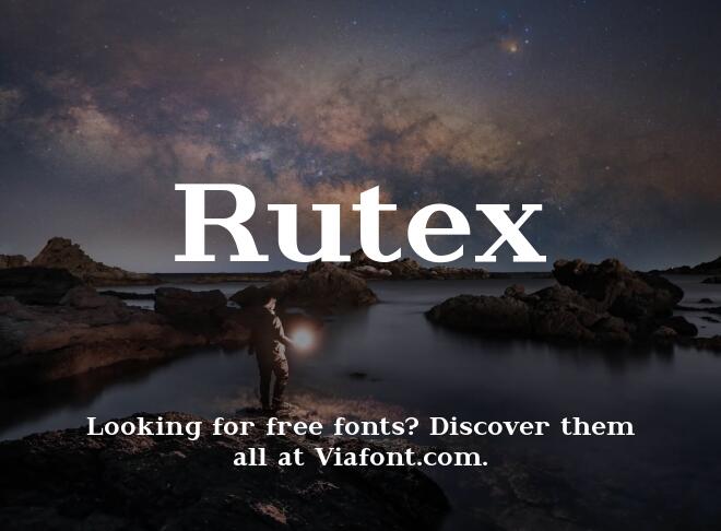 Rutex Font