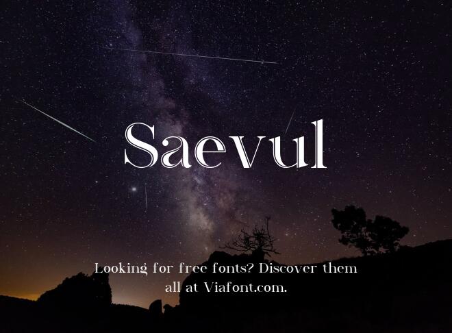 Saevul Font