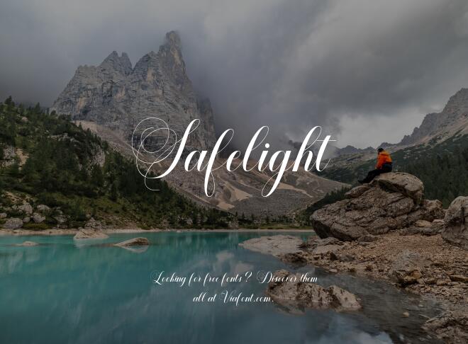 Safelight Font