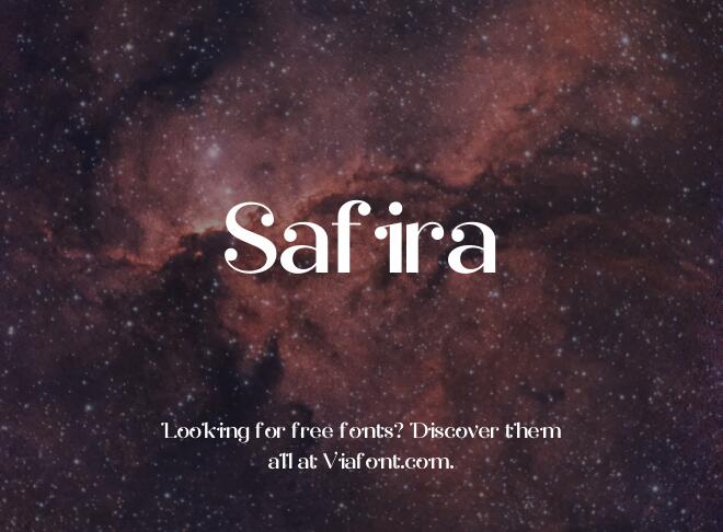 Safira Font