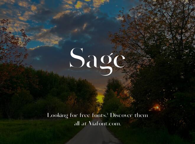 Sage Font