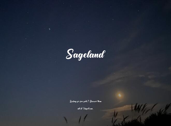 Sageland Font