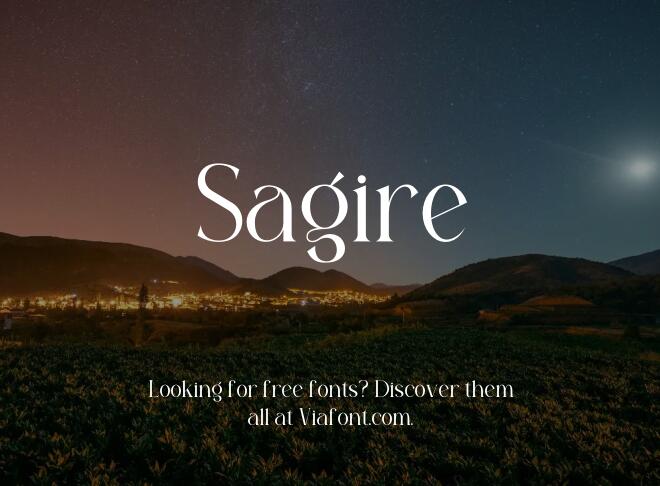 Sagire Font