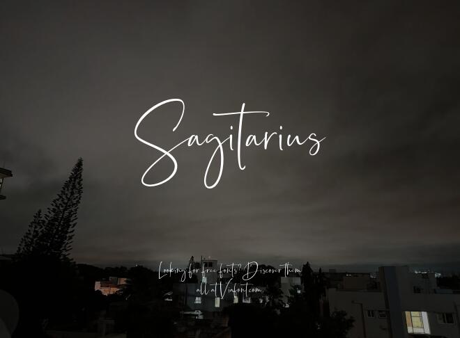 Sagitarius Font