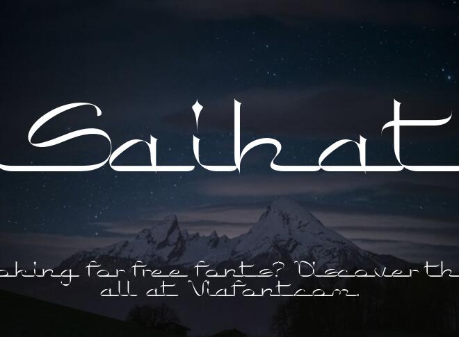 Saihat Font