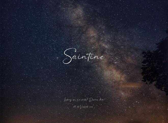 Saintine Font