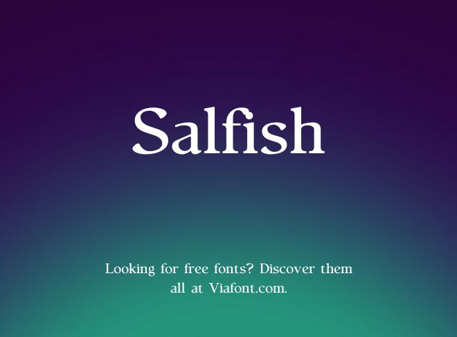 Salfish Font