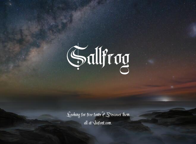Sallfrog Font