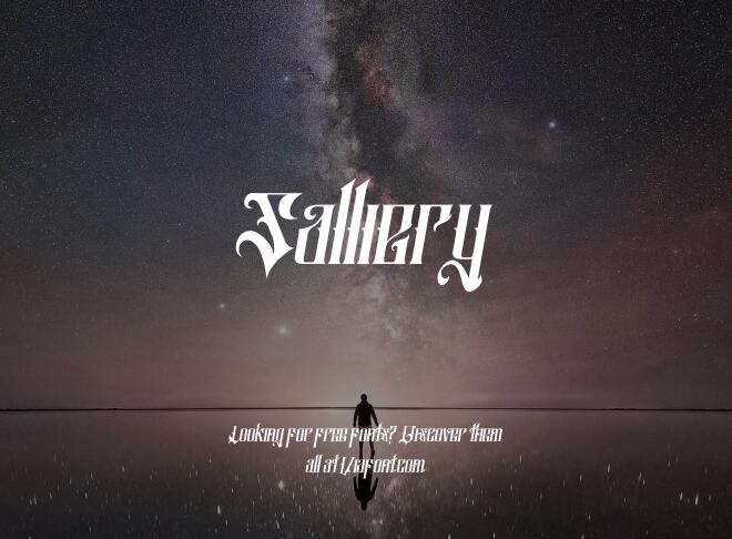 Salliery Font