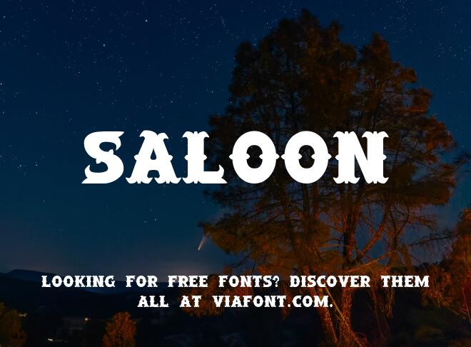 Saloon Font