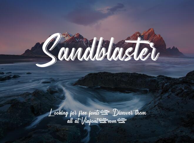 Sandblaster Font