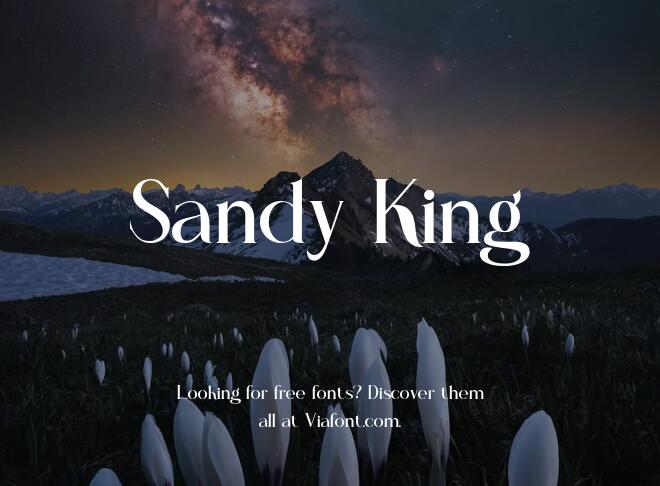 Sandy King Font