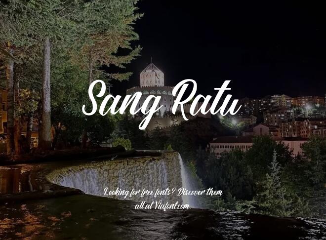 Sang Ratu Font
