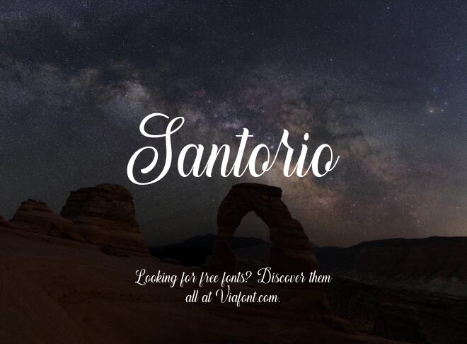 Santorio Font
