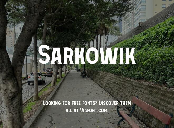 Sarkowik Font