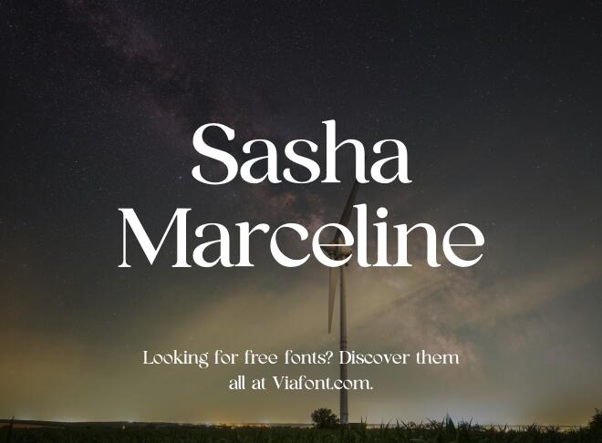 Sasha Marceline Font