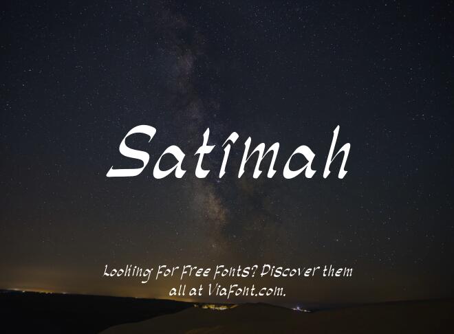 Satimah Font