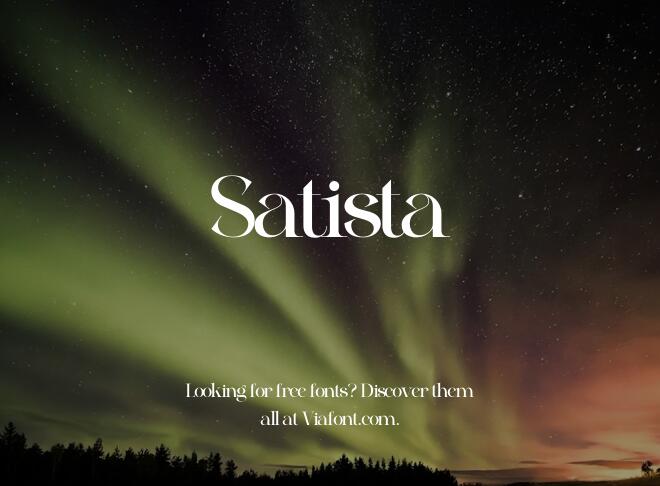 Satista Font