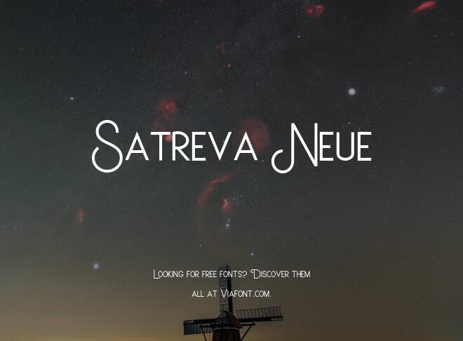 Satreva Neue Font