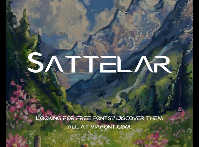 Sattelar Font