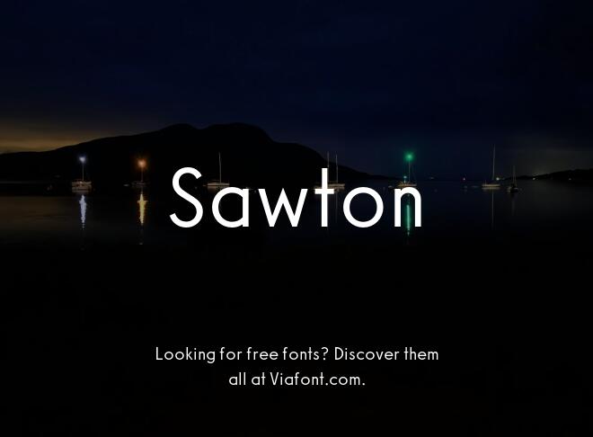 Sawton Font