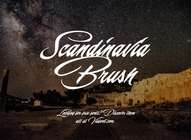 Scandinavia Brush Font