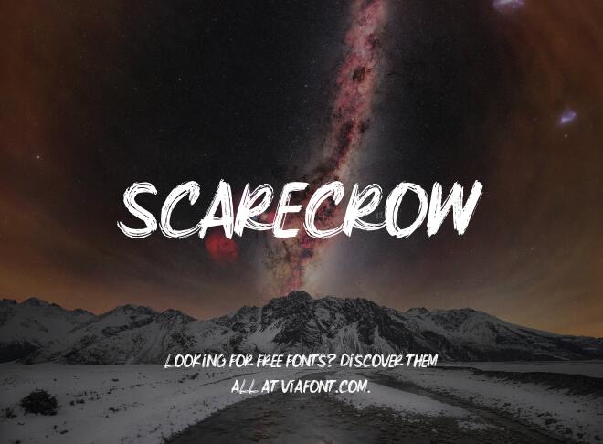 Scarecrow Font