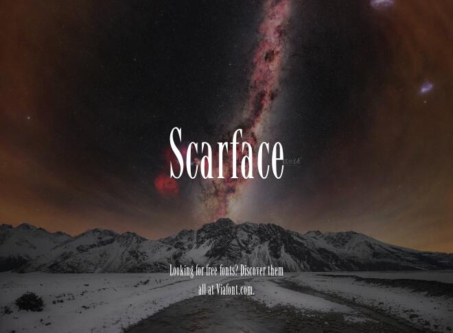 Scarface Font