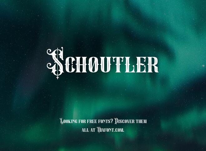 Schoutler Font