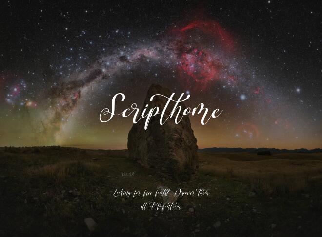 Scripthome Font