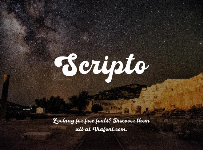 Scripto Font