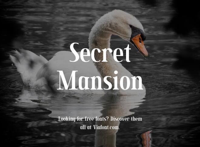 Secret Mansion Font