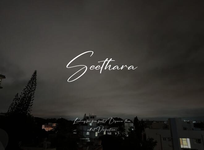 Seethara Font