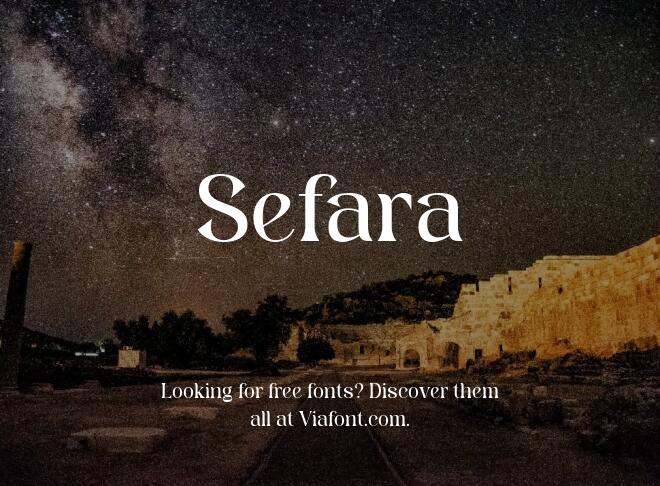 Sefara Font