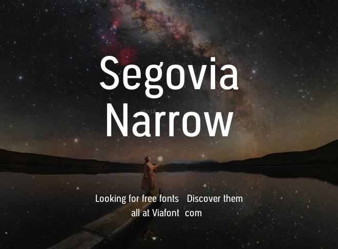 Segovia Narrow Font