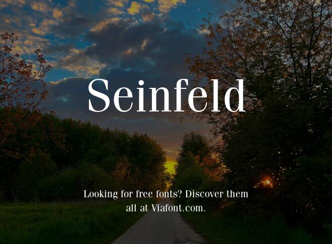 Seinfeld Font