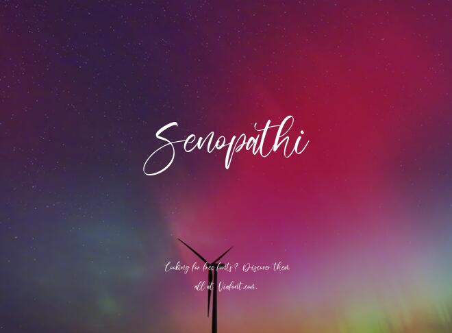 Senopathi Font