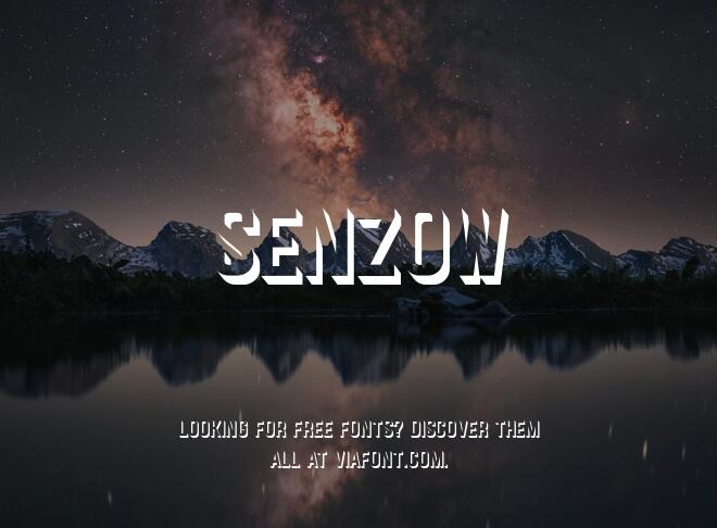 Senzow Font
