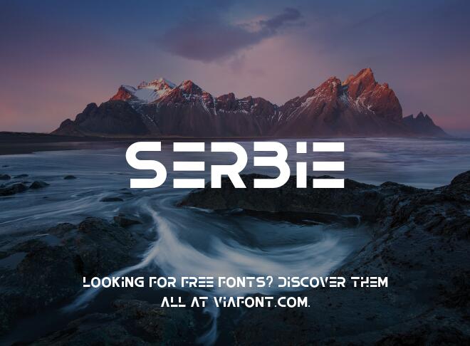 Serbie Font