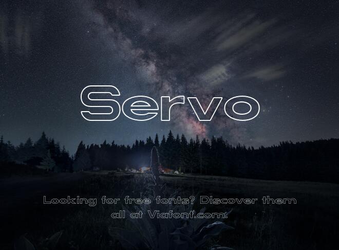 Servo Font