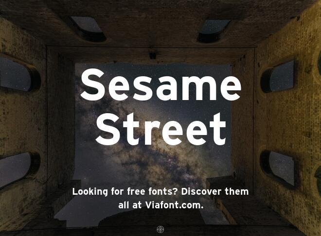 Sesame Street Font