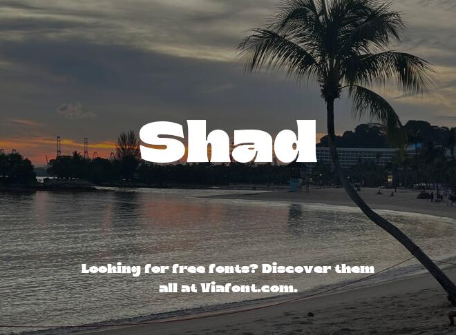 Shad Font