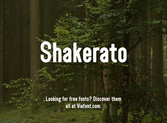 Shakerato Font