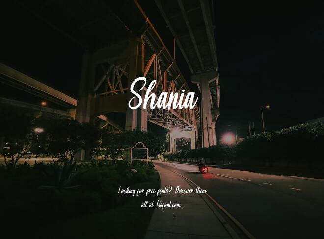 Shania Font
