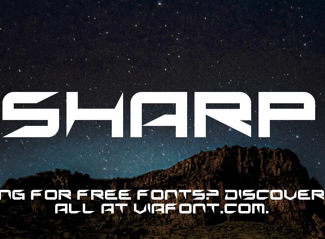 Sharp Font