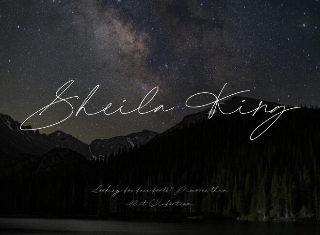 Sheila King Font