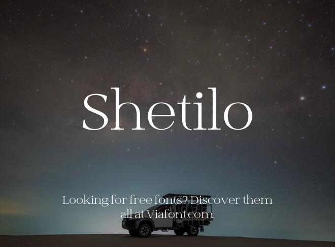 Shetilo Font