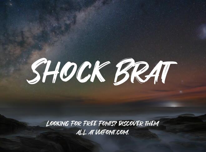 Shock Brat Font